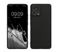 kwmobile Housse Compatible avec Motorola Edge 30 Fusion Coque - Housse de téléphone en TPU avec Protection Appareil Photo - Noir Mat