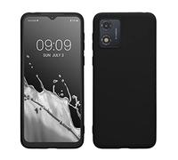 kwmobile Housse Compatible avec Motorola Moto E13 Coque - Housse de téléphone Protection Souple en Silicone - Noir Mat
