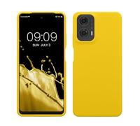 kwmobile Housse Compatible avec Motorola Moto G24 / E14 / G04 / G04s Coque - Housse de téléphone Protection Souple en TPU Silicone - Jaune radieux