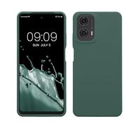 kwmobile Housse Compatible avec Motorola Moto G24 / E14 / G04 / G04s Coque - Housse de téléphone Protection Souple en TPU Silicone - Vert Sapin