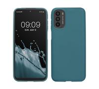 kwmobile Housse Compatible avec Motorola Moto G31 / Moto G41 Coque - Housse de téléphone Protection Souple en Silicone - pétrole