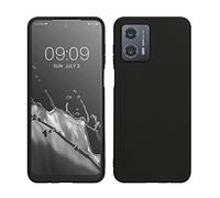 kwmobile Housse Compatible avec Motorola Moto G53 5G Coque - Housse de téléphone Protection Souple en Silicone - Noir Mat