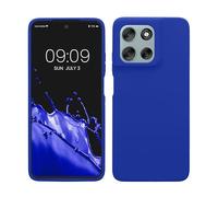 kwmobile Housse Compatible avec Motorola Moto G56 5G Coque - Housse de téléphone Protection Souple en TPU Silicone - Bleu Baltique