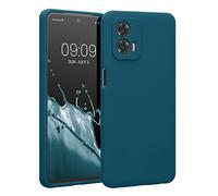 kwmobile Housse Compatible avec Motorola Moto G73 5G Coque - Housse de téléphone Protection Souple en TPU Silicone - pétrole