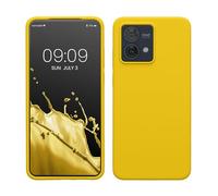 kwmobile Housse Compatible avec Motorola Moto G84 5G Coque - Housse de téléphone Protection Souple en TPU Silicone - Jaune radieux