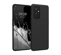 kwmobile Housse Compatible avec OnePlus 9 (EU/NA Version) Coque - Housse de téléphone Protection Souple en Silicone - Noir Mat
