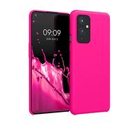 kwmobile Housse Compatible avec OnePlus 9 (EU/NA Version) Coque - Housse de téléphone Protection Souple en TPU Silicone - Rose Fluo