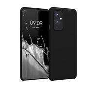 kwmobile Housse Compatible avec OnePlus 9 (EU/NA Version) Coque - Housse de téléphone Protection Souple en TPU Silicone - Noir