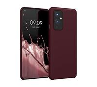 kwmobile Housse Compatible avec OnePlus 9 (EU/NA Version) Coque - Housse de téléphone Protection Souple en TPU Silicone - Rouge Fauve