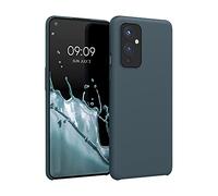 kwmobile Housse Compatible avec OnePlus 9 (EU/NA Version) Coque - Housse de téléphone Protection Souple en TPU Silicone - Ardoise foncée