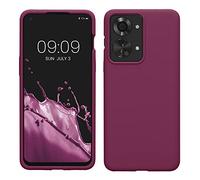 kwmobile Housse Compatible avec OnePlus Nord 2T 5G Coque - Housse de téléphone Protection Souple en TPU Silicone - Bordeaux Violet