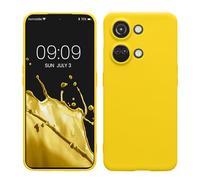 kwmobile Housse Compatible avec OnePlus Nord 3 5G Coque - Housse de téléphone en TPU avec Protection Appareil Photo - Jaune radieux