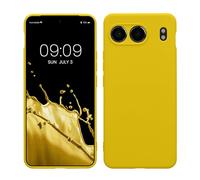 kwmobile Housse Compatible avec OnePlus Nord 4 5G Coque - Housse de téléphone en TPU avec Protection Appareil Photo - Jaune radieux