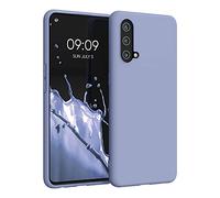 kwmobile Housse Compatible avec OnePlus Nord CE 5G Coque - Housse de téléphone Protection Souple en Silicone - Gris Lavande