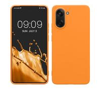 kwmobile Housse Compatible avec OnePlus Nord CE5 Coque - Housse de téléphone Protection Souple en Silicone - Orange fruitée