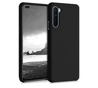 kwmobile Housse Compatible avec OnePlus Nord Coque - Housse de téléphone Protection Souple en TPU Silicone - Noir