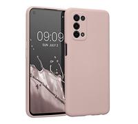 kwmobile Housse Compatible avec Oppo A74 (5G) / A54 (5G) Coque - Housse de téléphone en Silicone avec Protection Appareil Photo - Coconut Swirl