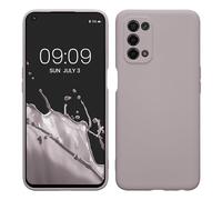 kwmobile Housse Compatible avec Oppo A74 (5G) / A54 (5G) Coque - Housse de téléphone en Silicone avec Protection Appareil Photo - Nuage Violet