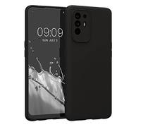 kwmobile Housse Compatible avec Oppo A94 (5G) Coque - Housse de téléphone en Silicone avec Protection Appareil Photo - Noir