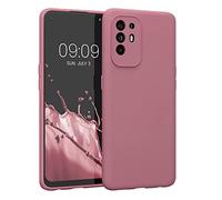 kwmobile Housse Compatible avec Oppo A94 (5G) Coque - Housse de téléphone en Silicone avec Protection Appareil Photo - Rose foncé
