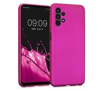 kwmobile Housse Compatible avec Samsung Galaxy A13 4G Coque - Housse de téléphone Protection Souple en TPU - Rose métallique