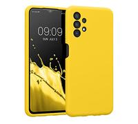 kwmobile Housse Compatible avec Samsung Galaxy A13 4G Coque - Housse de téléphone Protection Souple en TPU Silicone - Jaune radieux