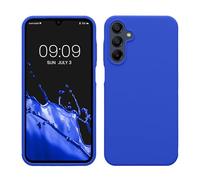 kwmobile Housse Compatible avec Samsung Galaxy A15 5G Coque - Housse de téléphone Protection Souple en TPU Silicone - Bleu Baltique
