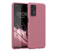 kwmobile Housse Compatible avec Samsung Galaxy A23 4G / 5G Coque - Housse de téléphone Protection Souple en Silicone - Rose foncé