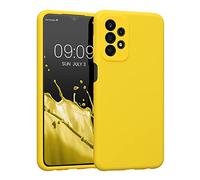 kwmobile Housse Compatible avec Samsung Galaxy A23 4G / 5G Coque - Housse de téléphone Protection Souple en TPU Silicone - Jaune radieux