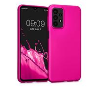 kwmobile Housse Compatible avec Samsung Galaxy A23 4G / 5G Coque - Housse de téléphone Protection Souple en TPU - Rose métallique