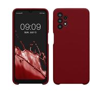 kwmobile Housse Compatible avec Samsung Galaxy A32 5G Coque - Housse de téléphone Protection Souple en TPU Silicone - rhubarbe