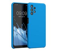 kwmobile Housse Compatible avec Samsung Galaxy A32 5G Coque - Housse de téléphone Protection Souple en TPU Silicone - Bleu radieux