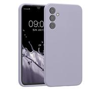 kwmobile Housse Compatible avec Samsung Galaxy A34 5G Coque - Housse de téléphone Protection Souple en TPU Silicone - Violet Pastel