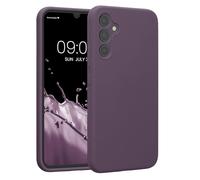 kwmobile Housse Compatible avec Samsung Galaxy A34 5G Coque - Housse de téléphone Protection Souple en TPU Silicone - Iris pâle