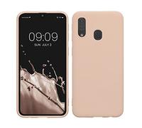 kwmobile Housse Compatible avec Samsung Galaxy A40 Coque - Housse de téléphone Protection Souple en Silicone - Coconut Swirl