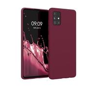 kwmobile Housse Compatible avec Samsung Galaxy A51 Coque - Housse de téléphone Protection Souple en Silicone - Magenta Lilas