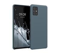 kwmobile Housse Compatible avec Samsung Galaxy A51 Coque - Housse de téléphone Protection Souple en TPU Silicone - Ardoise foncée