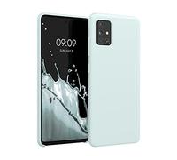 kwmobile Housse Compatible avec Samsung Galaxy A51 Coque - Housse de téléphone Protection Souple en TPU Silicone - Cool Mint