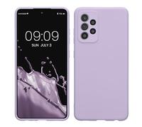 kwmobile Housse Compatible avec Samsung Galaxy A52 / A52 5G / A52s 5G Coque - Housse de téléphone en TPU avec Protection Appareil Photo - Lavande