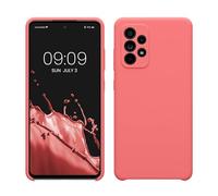 kwmobile Housse Compatible avec Samsung Galaxy A52 / A52 5G / A52s 5G Coque - Housse de téléphone Protection Souple en TPU Silicone - Corail Pastel