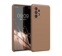 kwmobile Housse Compatible avec Samsung Galaxy A52 / A52 5G / A52s 5G Coque - Housse de téléphone Protection Souple en TPU Silicone - Macchiato
