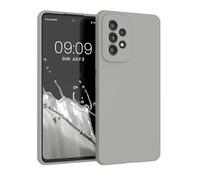 kwmobile Housse Compatible avec Samsung Galaxy A53 5G Coque - Housse de téléphone Protection Souple en TPU Silicone - Gris