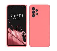 kwmobile Housse Compatible avec Samsung Galaxy A53 5G Coque - Housse de téléphone Protection Souple en TPU Silicone - Corail Pastel
