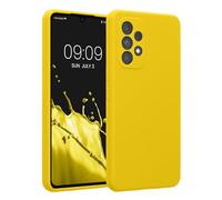 kwmobile Housse Compatible avec Samsung Galaxy A53 5G Coque - Housse de téléphone Protection Souple en TPU Silicone - Jaune radieux