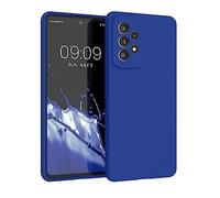 kwmobile Housse Compatible avec Samsung Galaxy A53 5G Coque - Housse de téléphone Protection Souple en TPU Silicone - Bleu Baltique