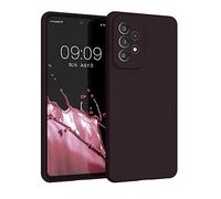 kwmobile Housse Compatible avec Samsung Galaxy A53 5G Coque - Housse de téléphone Protection Souple en TPU Silicone - Bordeaux foncé