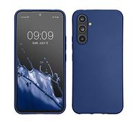 kwmobile Housse Compatible avec Samsung Galaxy A54 5G Coque - Housse de téléphone Protection Souple en TPU - Bleu métallique
