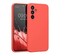 kwmobile Housse Compatible avec Samsung Galaxy A54 5G Coque - Housse de téléphone Protection Souple en TPU Silicone - Corail Fluo