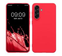 kwmobile Housse Compatible avec Samsung Galaxy A56 5G Coque - Housse de téléphone Protection Souple en Silicone - Rose Fluo