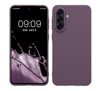 kwmobile Housse Compatible avec Samsung Galaxy A56 5G Coque - Housse de téléphone Protection Souple en Silicone - Iris pâle